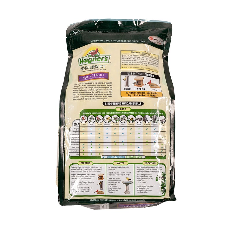 Wagner's 82072 Gourmet Nut & Fruit Wild Bird Food, 5 Pound (Pack of 1) - Image 2